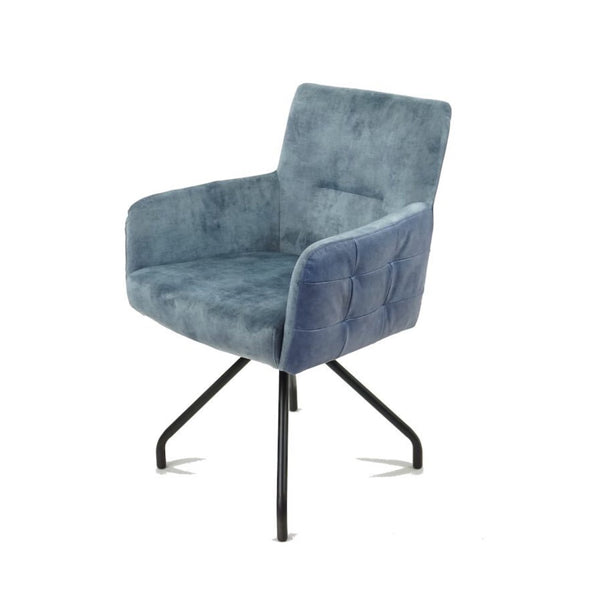 Esszimmerstuhl aus Stoff drehbar | Modell CARINA