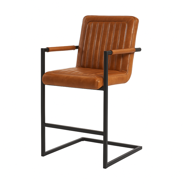 Barhocker aus Leder | Modell TRUMP