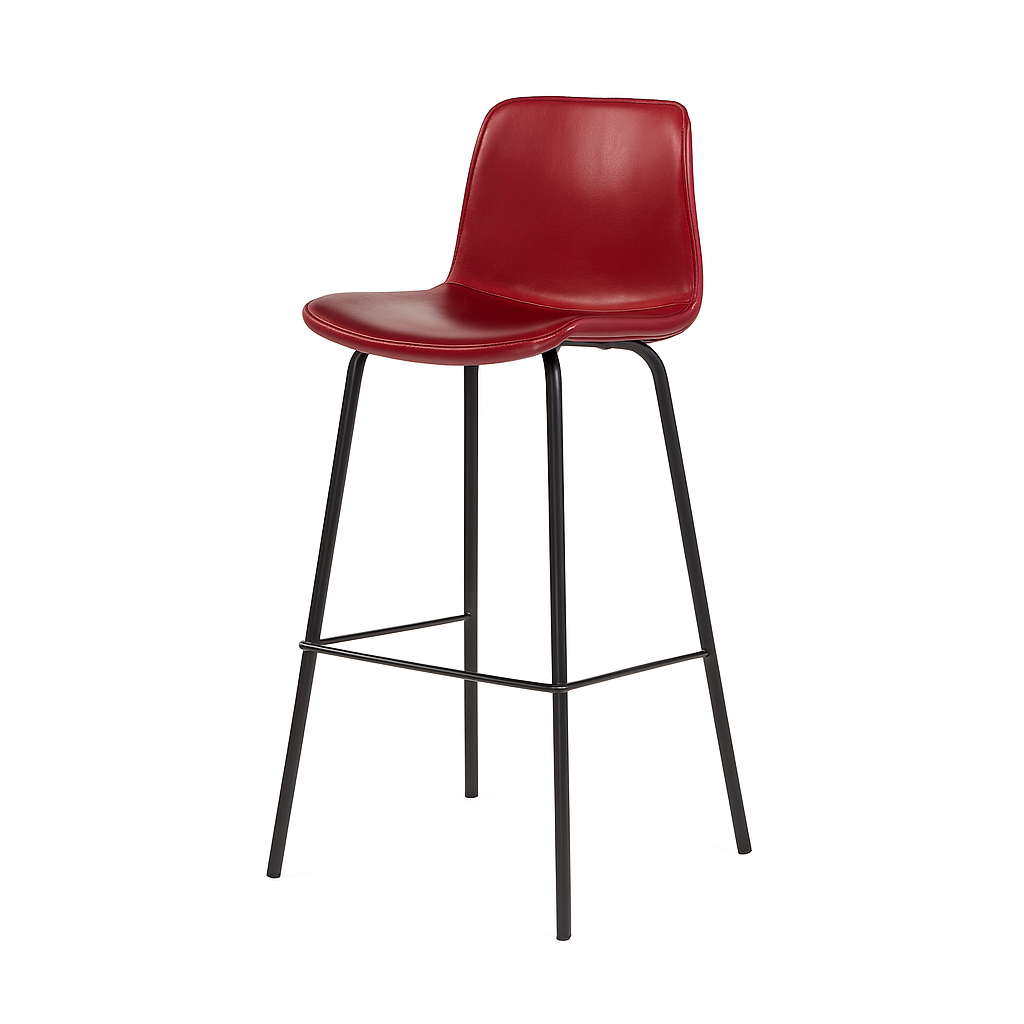 Barhocker aus Leder | Modell SIMONA
