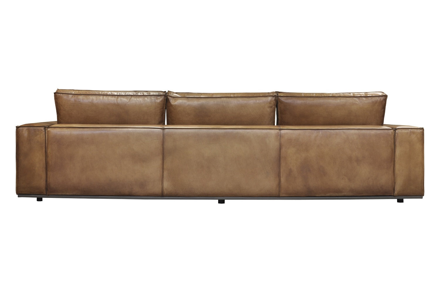 Elegantes und bequemes Sofa aus Büffelleder, Stoff oder Samt | Modell SENI D